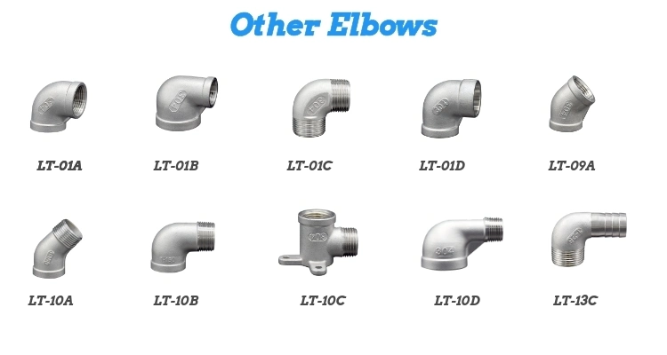 Stainless Steel 90 Degree Elbows Female Thread