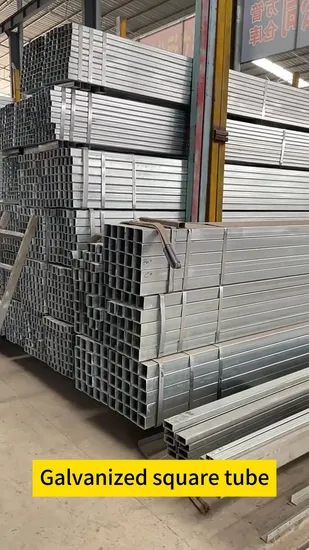 Tubo DN15 DN20 Ms Tubos de acero dulce Redondo Cuadrado Rectangular Galvanizado (HIERRO) Gi Tubos de acero al carbono Tubo galvanizado Tubo de acero inoxidable Precio de tubo