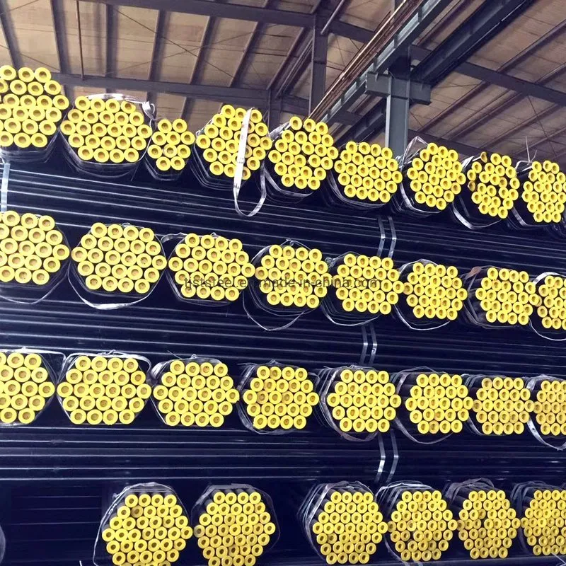 Línea de fábrica API5l / ASTM A106/A53/ X42 Tubería de acero al carbono sin costura laminada en caliente